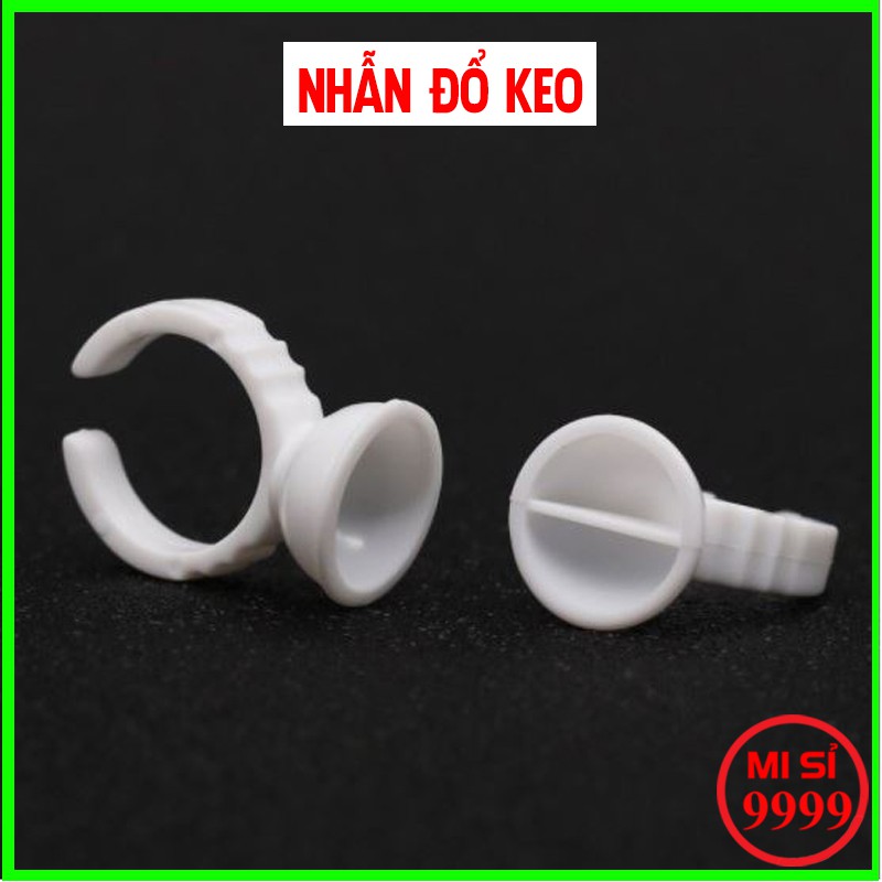 Nhẫn đổ keo nối mi, Nhẫn đựng keo