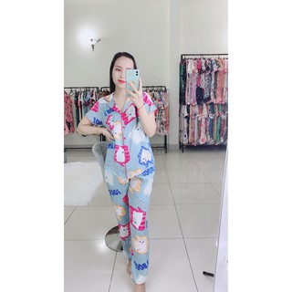 Đồ bộ pyjama hình mèo dễ thương