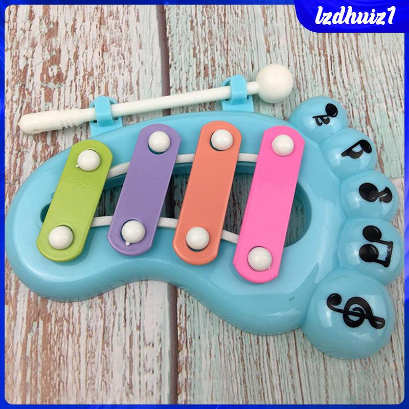 Set 4 Cây Đàn Xylophone 4 Nốt Bằng Nhựa Dành Cho Bé 2-4 Tuổi