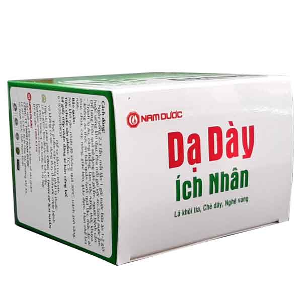 DẠ DÀY ÍCH NHÂN – Hỗ trợ giảm viêm loét dạ dày, trào ngược dạ dày thực quản (10 gói)