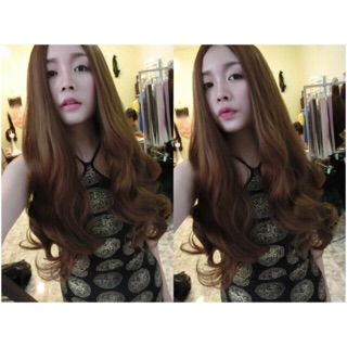 Nguyên đầu 2 mái xoăn dài - kèm ảnh thật