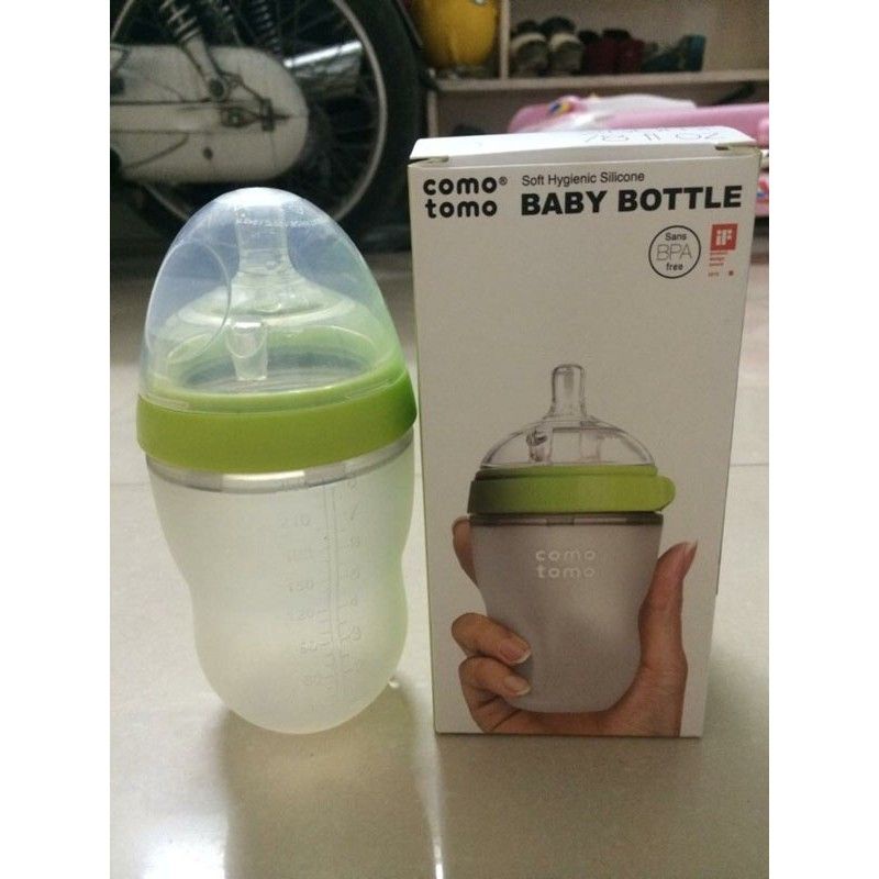 Bình sữa como silicon siêu mềm cho bé150/250ml