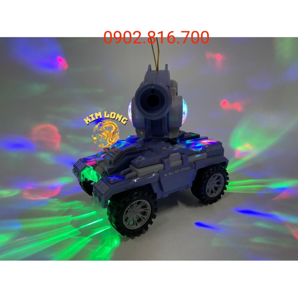 Đồ chơi lồng đèn trung thu hình HÌNH XE TĂNG QUÂN SỰ cho bé trai tặng kèm pin có nhạc đèn quà tặng trung thu