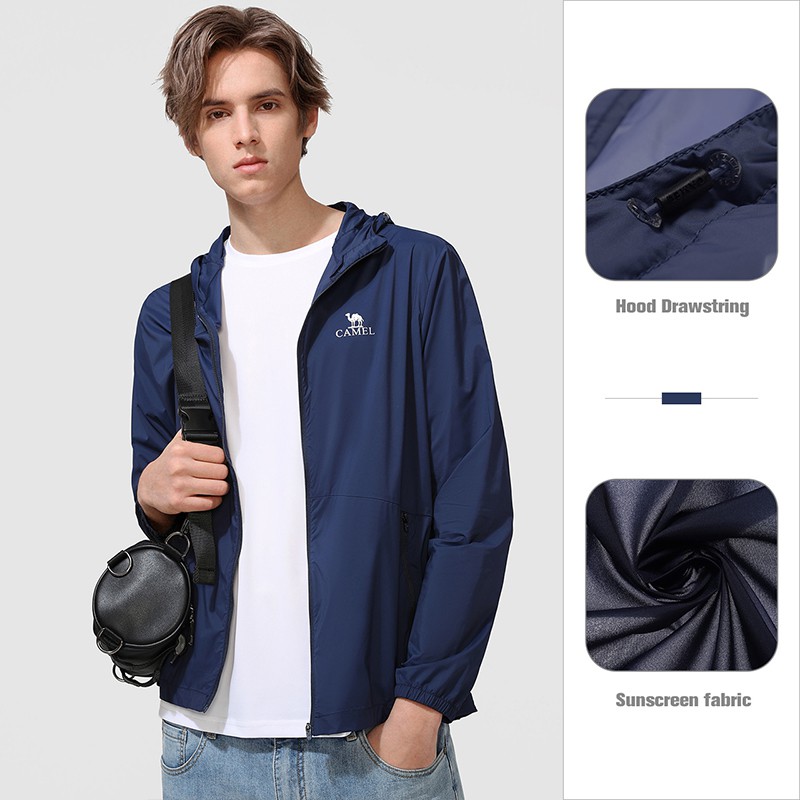 Áo khoác Camel chất liệu thoáng khí thoải mái dành cho nam