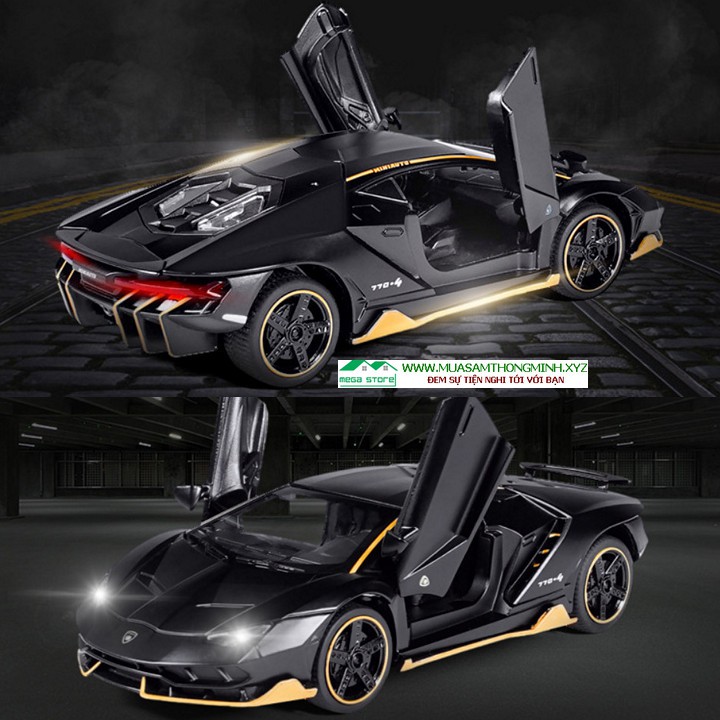 Siêu Xe Lamborghini Centenario LP770 4 Mô Hình Bằng Hợp Kim - Tỷ Lệ 1:32