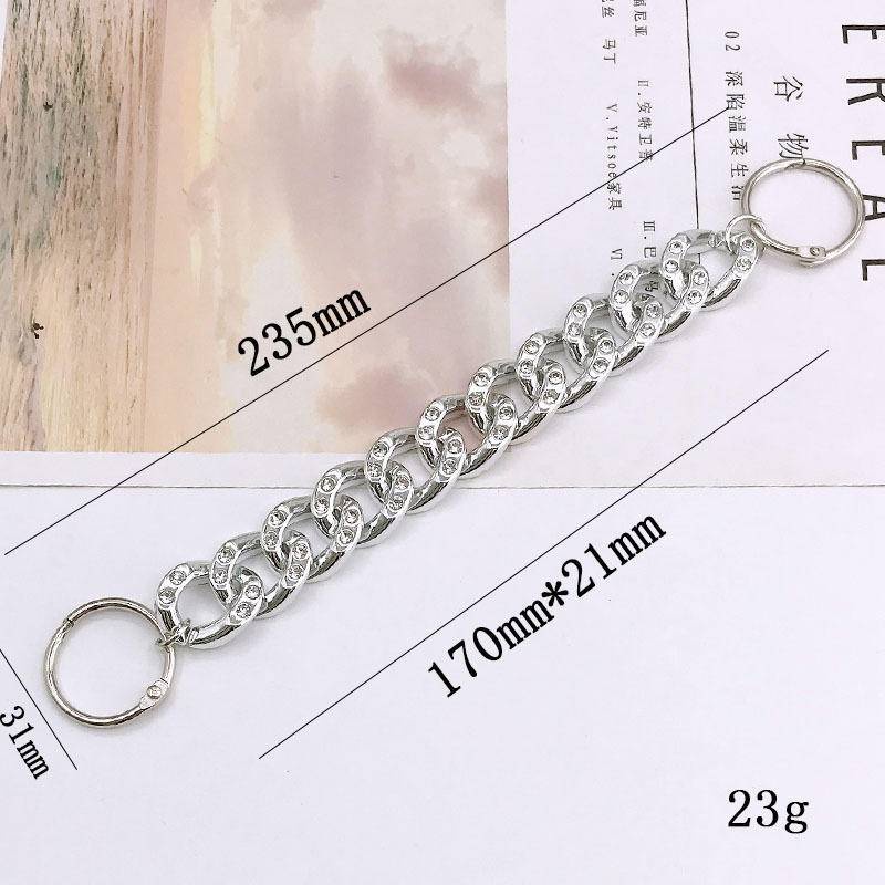 shoe chain 1pcs Dây Xích Kim Loại Đính Ngọc Trai/Kim Cương/Ngọc Trai Trang Trí Giày DIY Thời Trang
