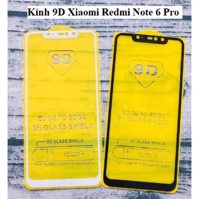 [XIAOMI REDMI NOTE6PRO] Kính cường lực FULL 9D Xiaomi Redmi Note6Pro