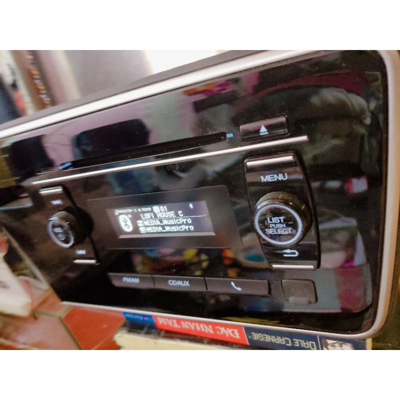 Đầu Pioneer radio bluetooth aux usb cd mp3 Honda city 2016