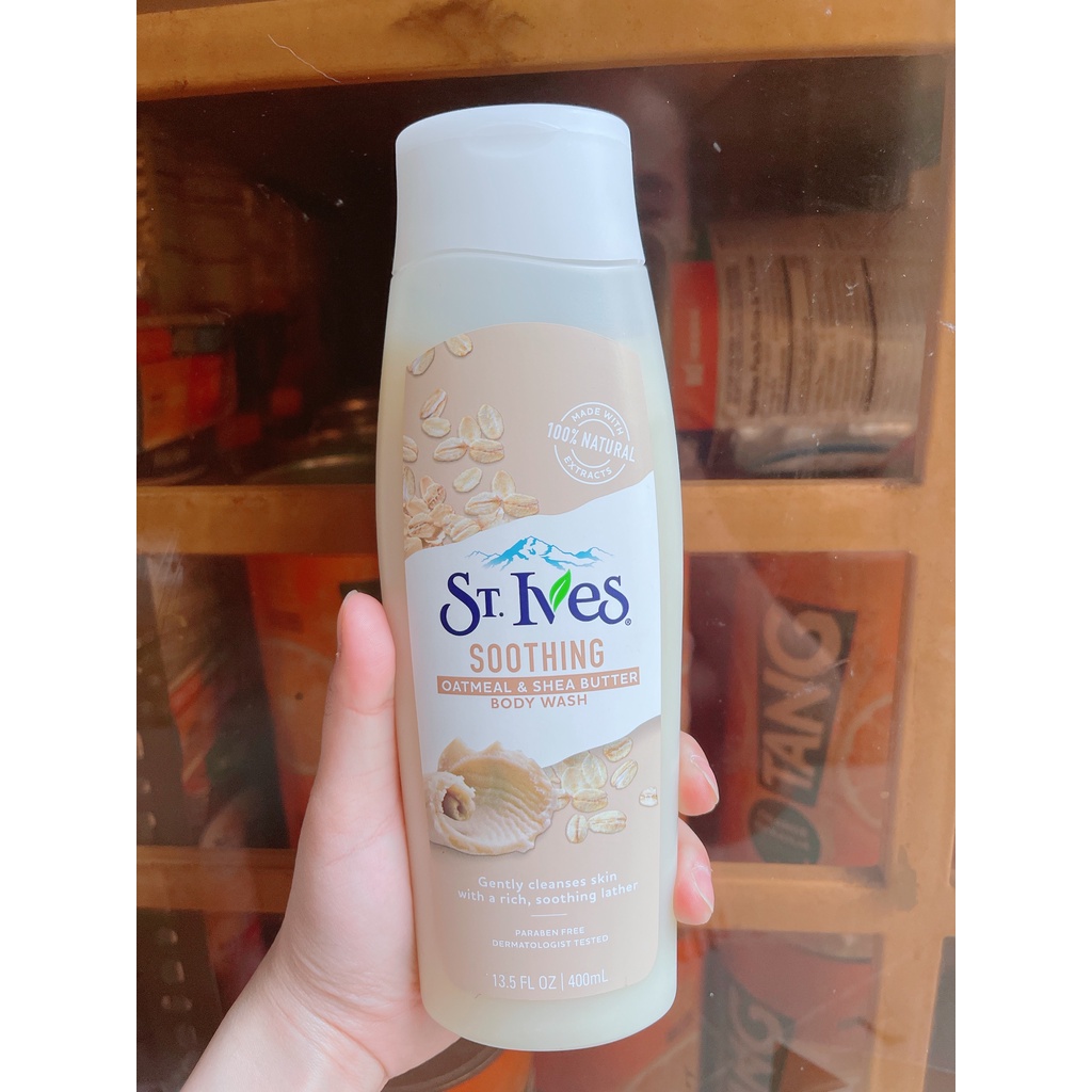 SỮA TẮM ST. IVES MỸ 400ML Sữa tắm tẩy tế bào chết Mỹ