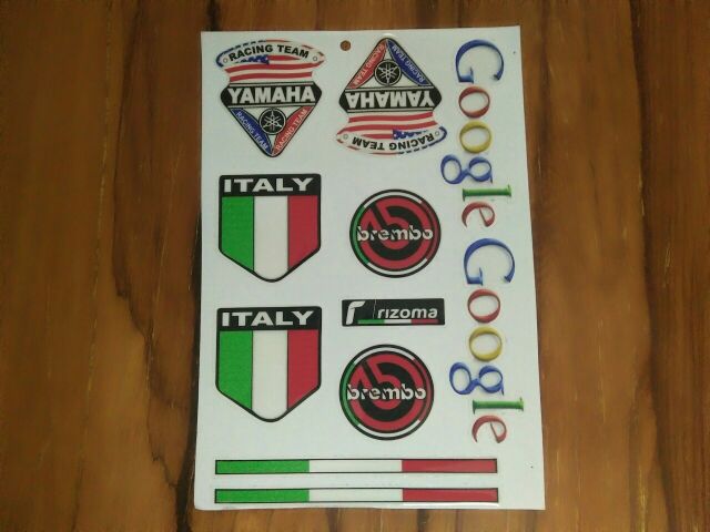 Bộ tem nổi ITaly yamaha