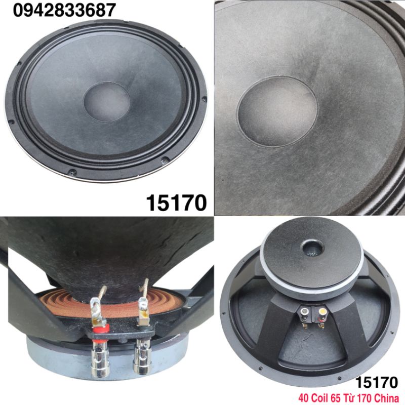 Bass 40 Coil 65 Từ 170 Sườn Nhôm China 15170 (1 Cái)