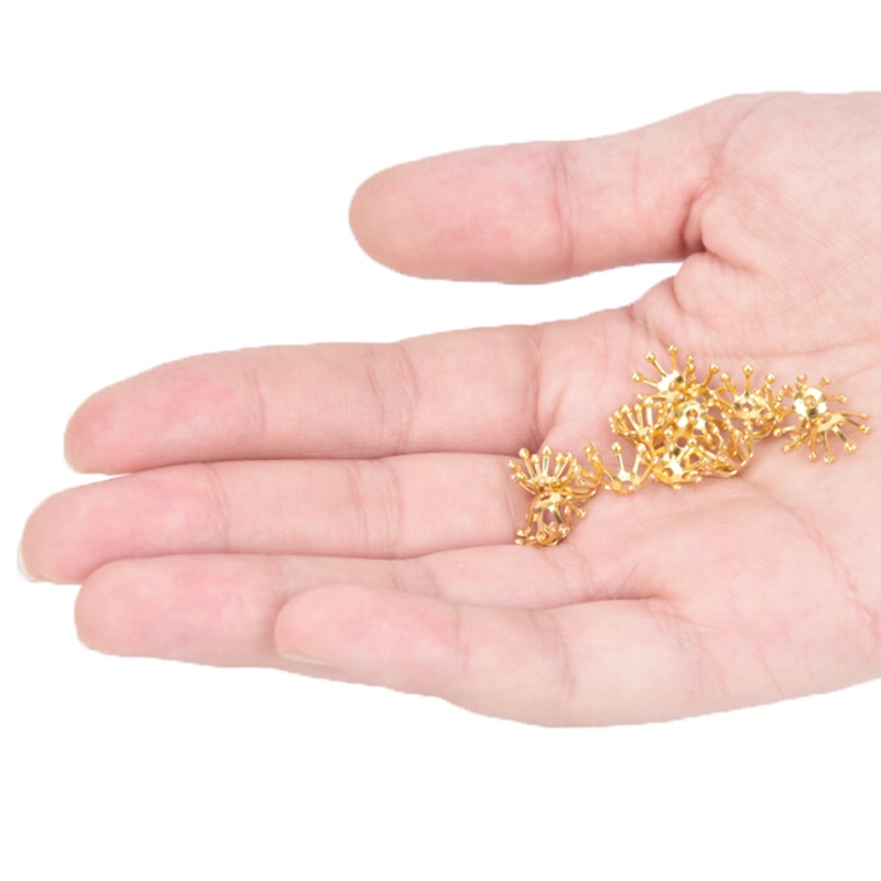 Bộ 20 Đầu Nối Hạt Hình Bông Hoa Dùng Làm Trang Sức