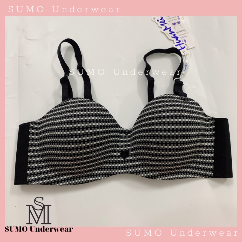 ÁO LÓT SU ĐÚC QUẢ TRÒN NGANG, KHÔNG GỌNG ĐỆM BÀN TAY ÔM NÂNG NGỰC. ÁO NGỰC NGANG KẺ ĐỘC ĐÁO. SUMO B804. ẢNH/ VIDEO THẬT