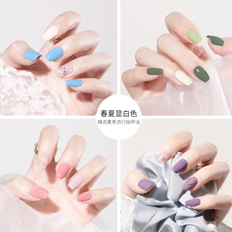 Set 3 Lọ Sơn Móng Tay Nhanh Khô 20 Màu Tùy Chọn Tiện Dụng