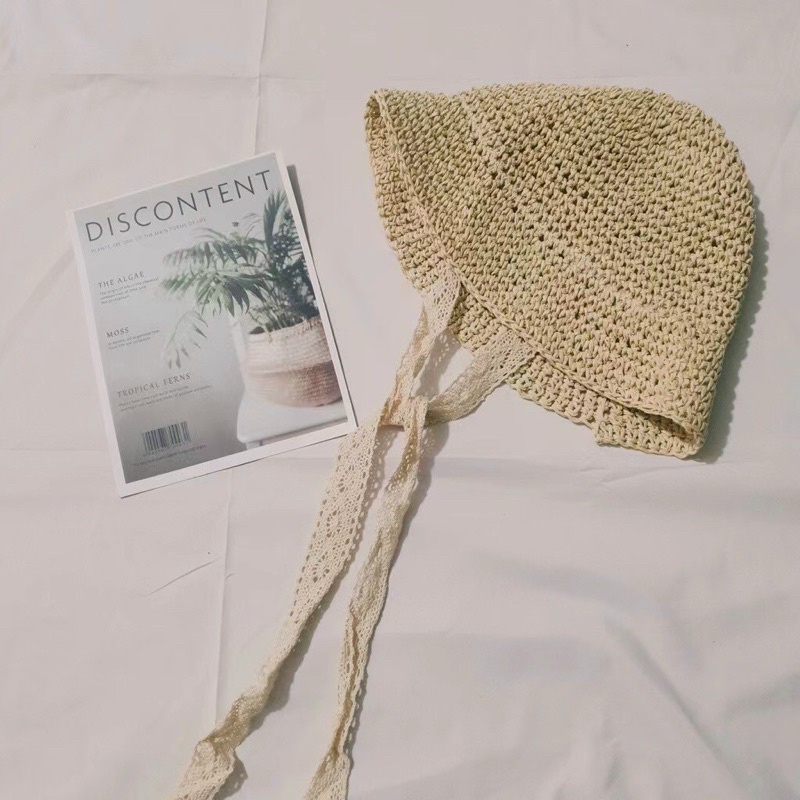 Mũ cói cho bé 3-7 tuổi