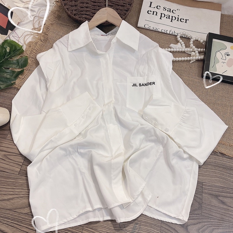 Áo sơ mi độn vai