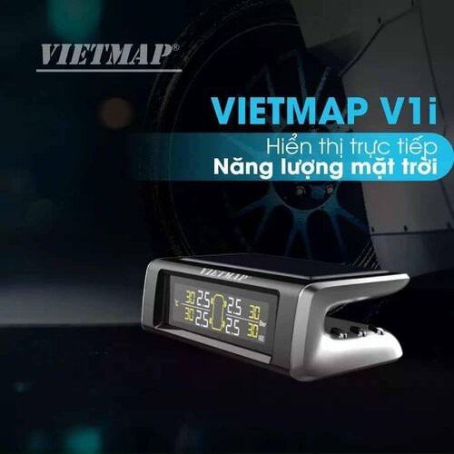 [Mã BMBAU300 giảm 7% đơn 499K] VIETMAP V1i - Bộ Thiết Bị Cảm Biến Áp Suất Lốp Dành Cho Ô tô - HÀNG CHÍNH HÃNG