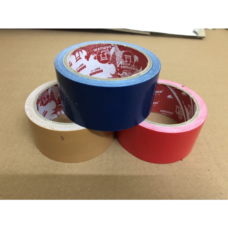 1 lốc 6 cuộn băng dính vải các màu 5cm