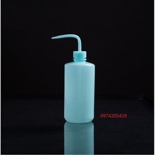 Bình tia nhựa 500ml màu xanh - Bình rửa, bình xịt dạng tia