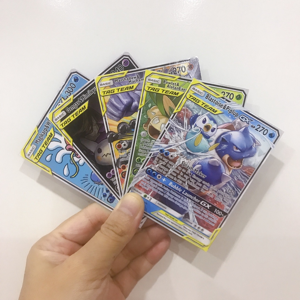 [BÀI IN] Trọn bộ 120 Thẻ bài Pokemon TAG TEAM đã phát hành