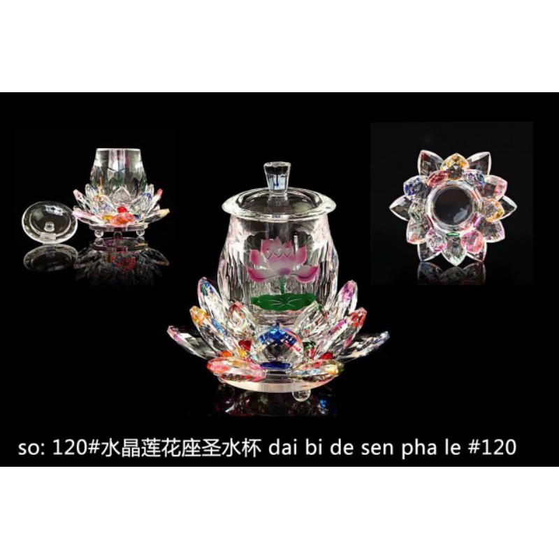 Chum Bi Sen Thủy Tinh Đế Pha Lê