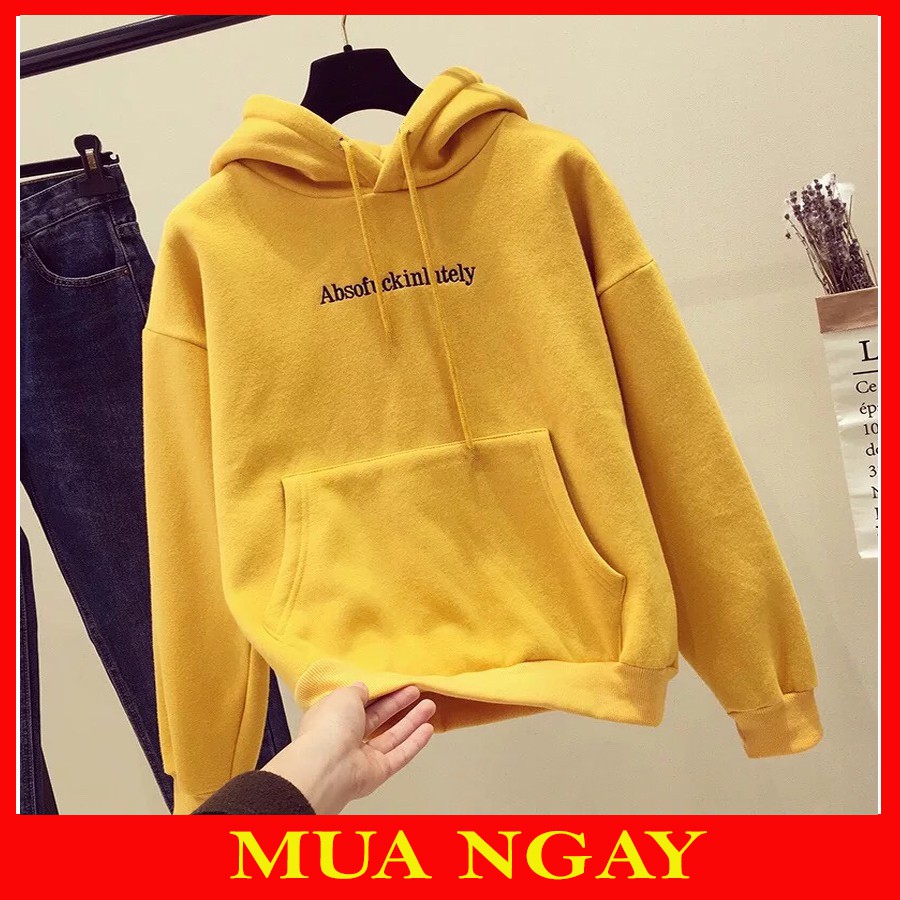 Áo Nì Bông Hoodie Có Mũ