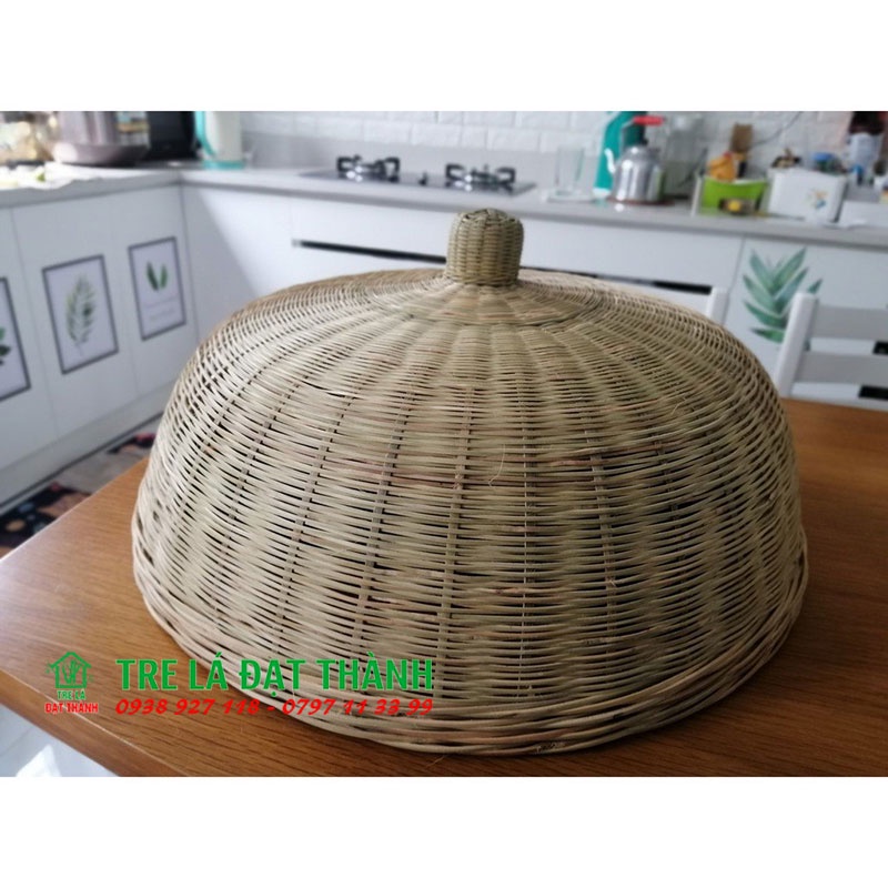 Lồng bàn mây tre đan hoa thị, LỒng bàn trang trí bằng tre, có nhiều màu