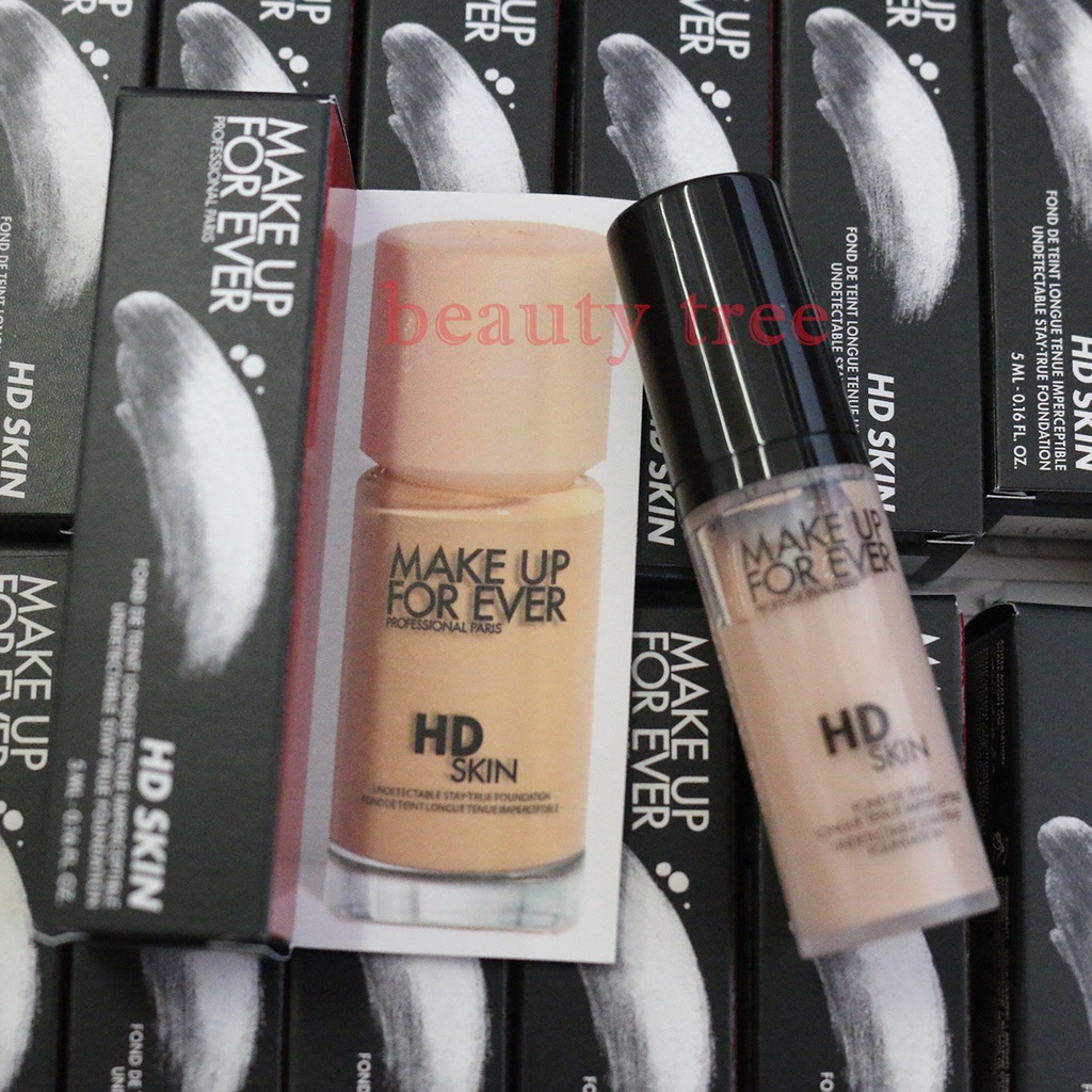 Kem Nền MAKE UP FOR EVER HD SKIN FOUNDATION 5ml #1r02