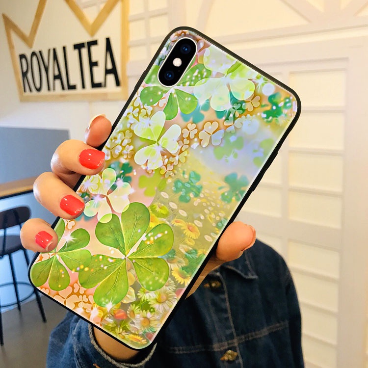 Ốp Lưng Iphone 11 pro Cỏ 4 Lá May Mắn_26 Retailhut 6splus/7/7plus/8/8plus/x/xr/xs/11/12/pro/max/plus/promax