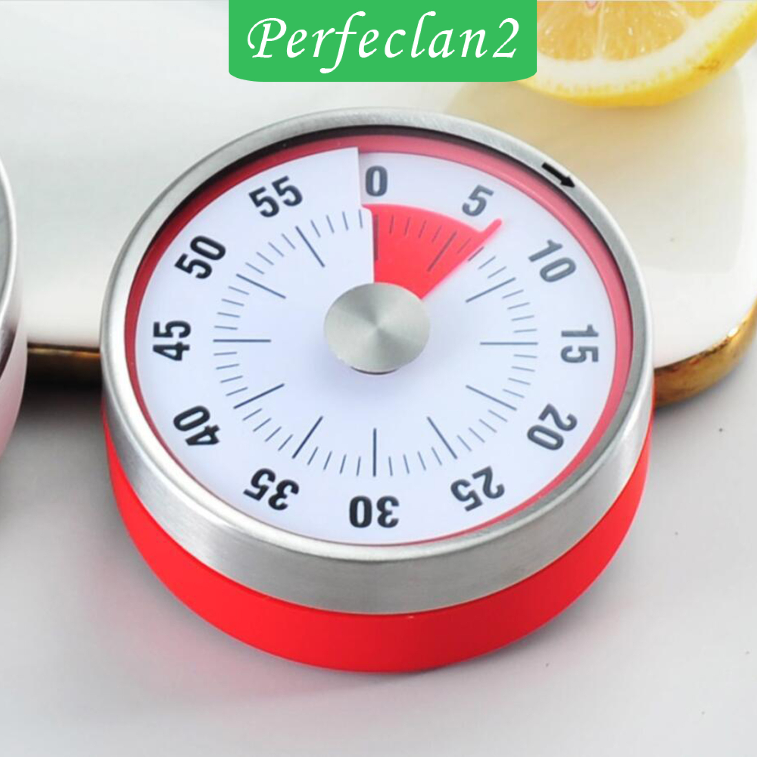 [PERFECLAN2]3 Inch Round Kitchen Mechanical Timer Countdown Count Up Alarm Cooking