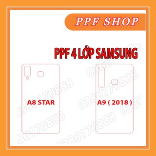 [NHÁM + TRONG]Dán lưng PPF 4 lớp chống va đập cho SAMSUNG A8 STAR / A9 ( 2018 )