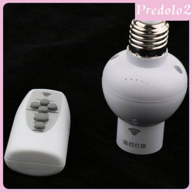 Đui đèn điều khiển từ xa có chế độ đèn ngủ, hẹn giờ tắt