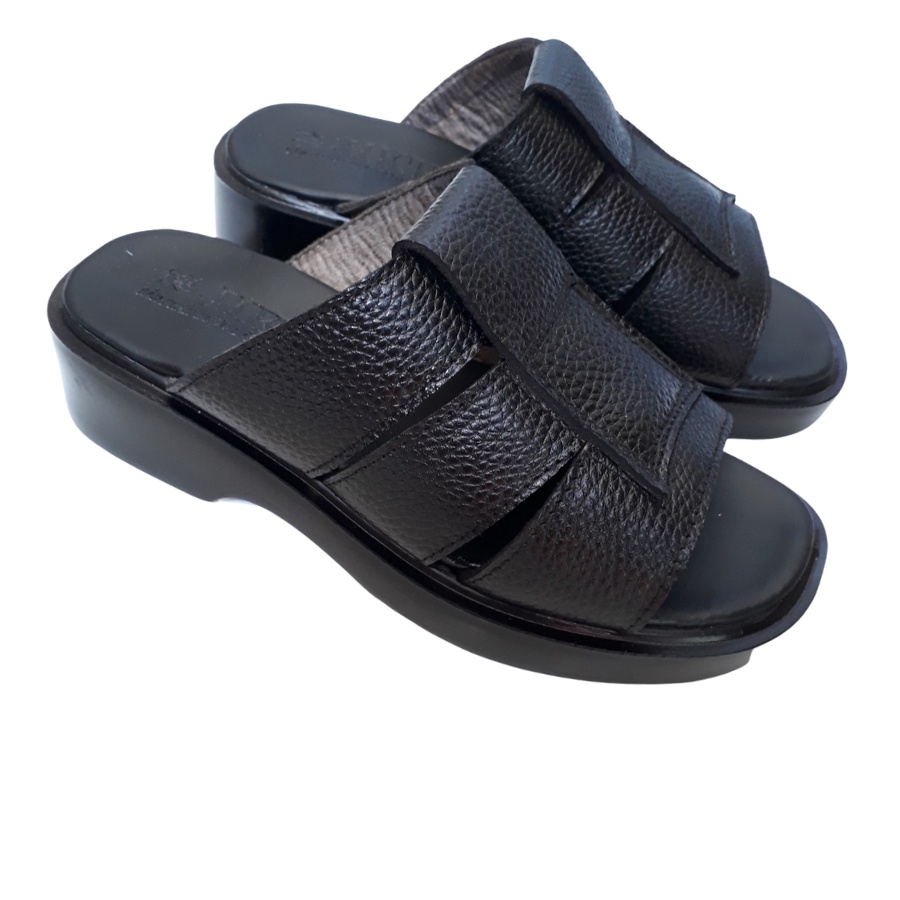 Dép Nam Da Bò Thật Cao Cấp HKT Shop DNA833