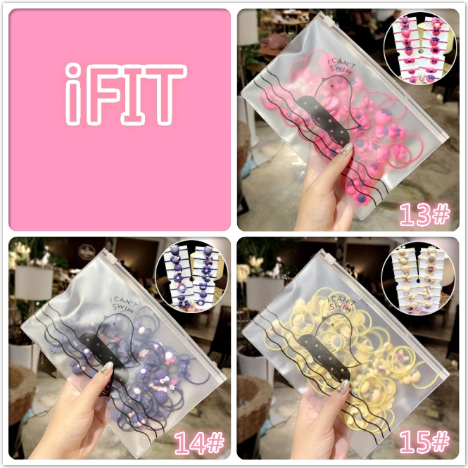 iFIT COD 500 PCS Korean Kid's Candy Color Hair Rope