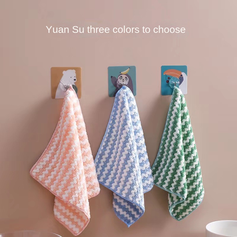 Khăn Lau Chén Dĩa Dày Dặn Thấm Hút Nước Không Dính Dầu