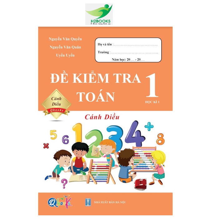 Sách - Đề kiểm tra môn Toán lớp 1 học kỳ 1 Cánh Diều -