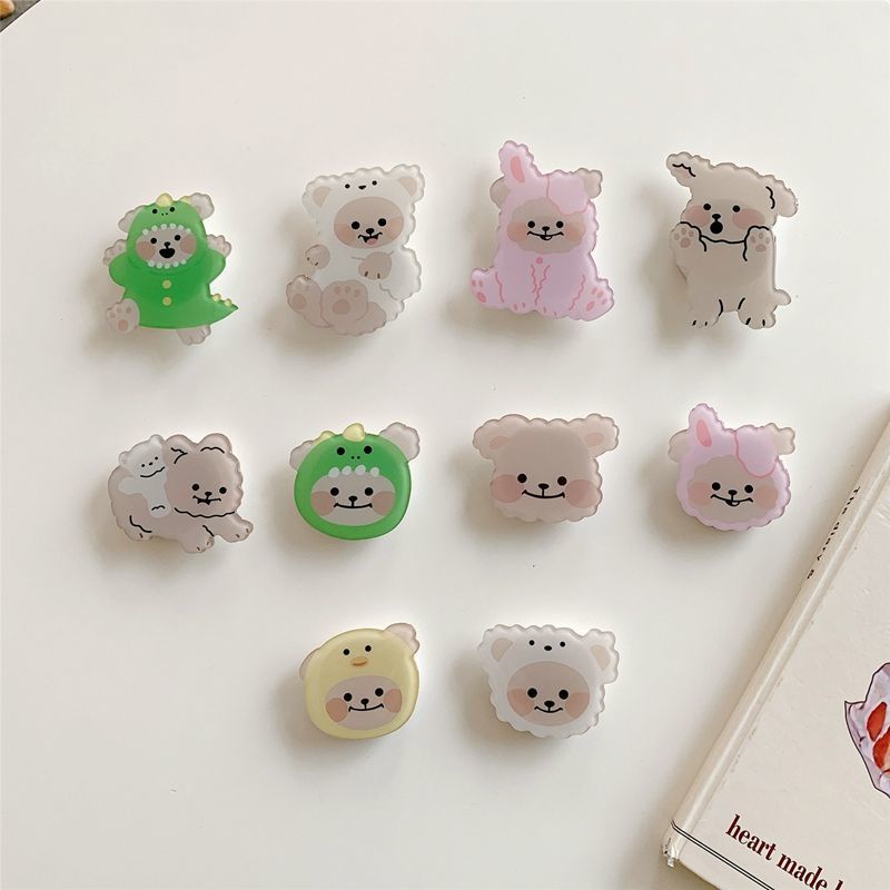 Giá Đỡ Điện Thoại Bằng Acrylic Hình Chú Cún Đáng Yêu