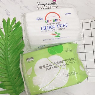 Bông Tẩy Trang Lily Bell 222 Miếng và 240 Miếng