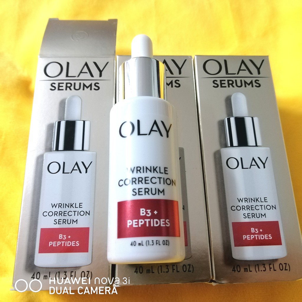 Serum Chống Nhăn hiệu quả Olay Wrinkle Correction Vitamin B3 + Collagen Peptides 40ml Hàng Mỹ