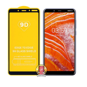 Tấm dán kính cường lực Nokia 3.1 Plus (2019) full màn FULL KEO ( GIÁ SỈ )