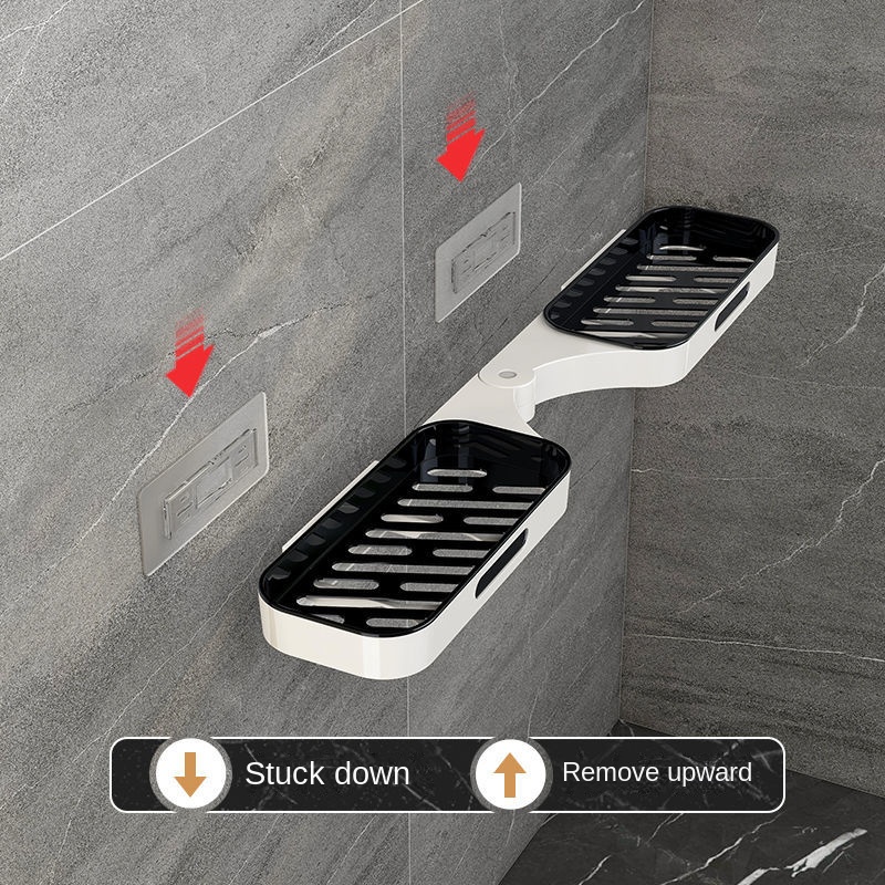 Giá Đỡ Gắn Tường Không Cần Khoan Tiện Dụng Cho Phòng Tắm / Nhà Bếp