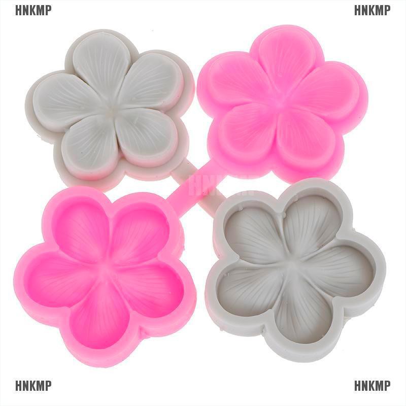 Khuôn silicone làm sô cô la bánh kẹo DIY tạo hình hoa anh đào 3D độc đáo