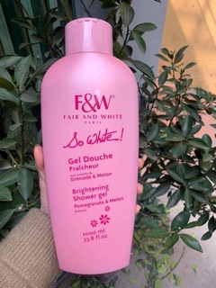 Sữa tắm FAIR AND WHITE -Pháp 1000ml