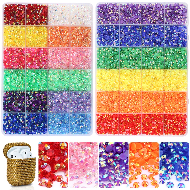 Đá đính size 3mm (10gr), đá kết hợp trang trí gấu đính đá Bearbrick, đá đính móng tay và trang trí đồ dùng - Coolgift