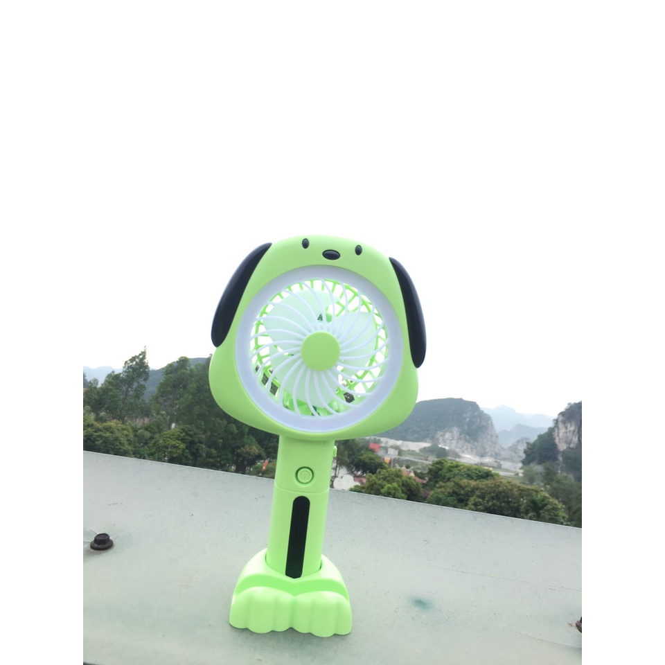 Quạt cầm tay mini quạt tích điện cực mát kèm dây sạc dochoigo.vn
