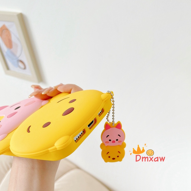 Ốp Điện Thoại Silicon Mềm Họa Tiết Hoạt Hình Winnie the Pooh Cho iPhone 13 Pro Max 12 11 Pro Max X XR XS Max 8 7 6 6s Plus SE 2020