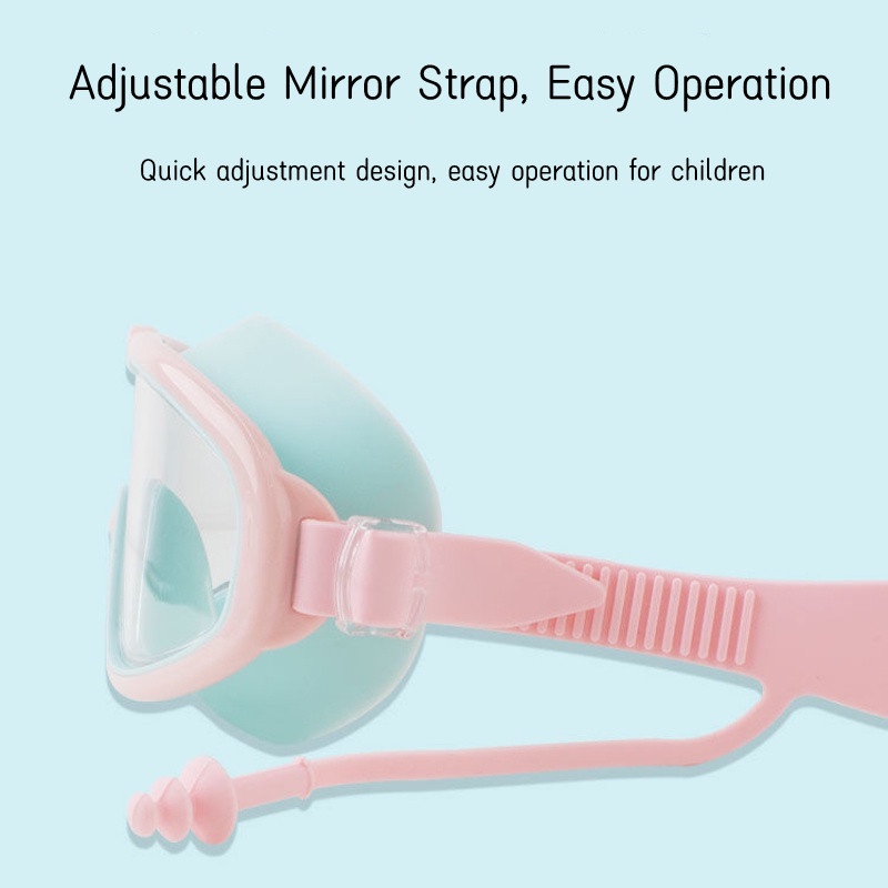 Set 5 kính bơi gọng lớn chống thấm nước/ sương mù chuyên nghiệp cho bé