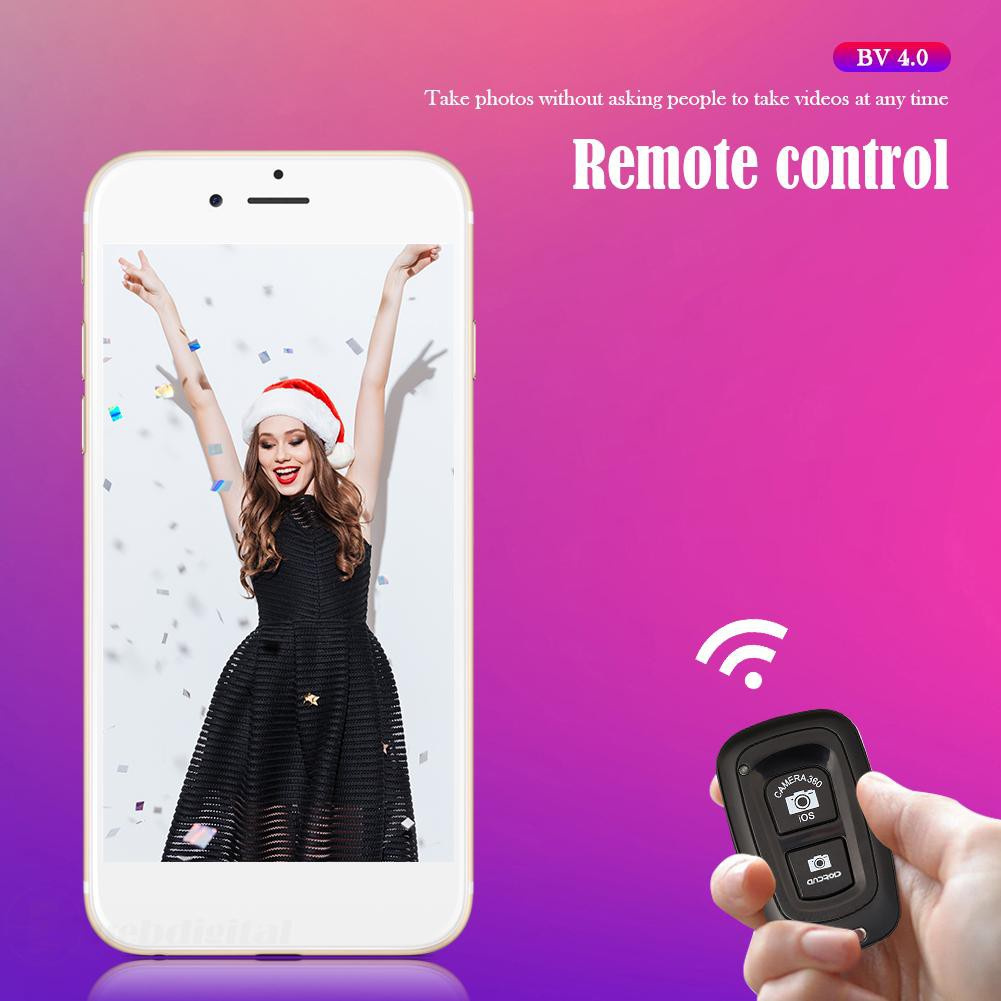 2.4G Bluetooth Selfie Photo Controller Phone Camera Shutter Release Button