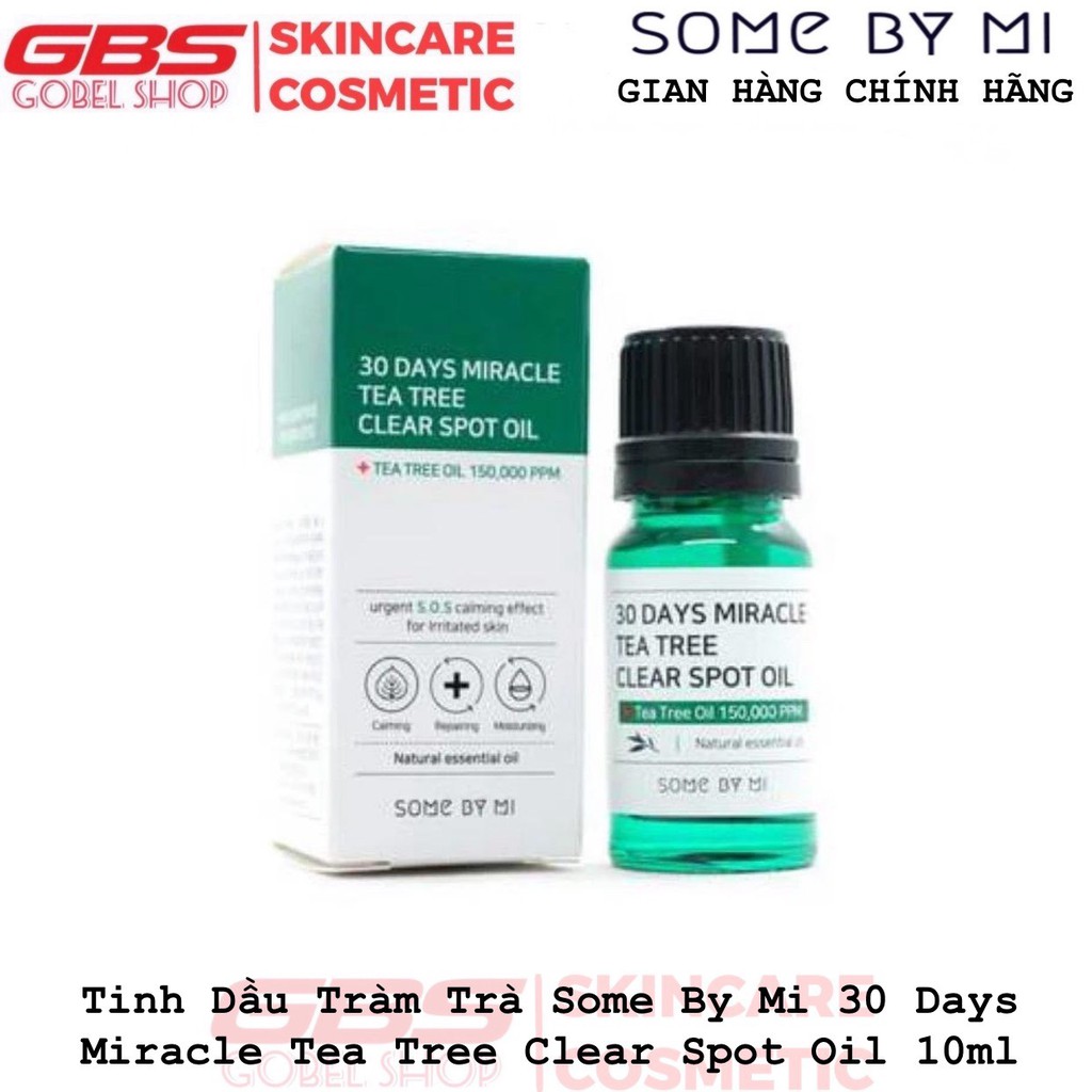 Tinh Dầu Tràm Trà Some By Mi 30 Days Miracle Clear Spot Oil 10ml