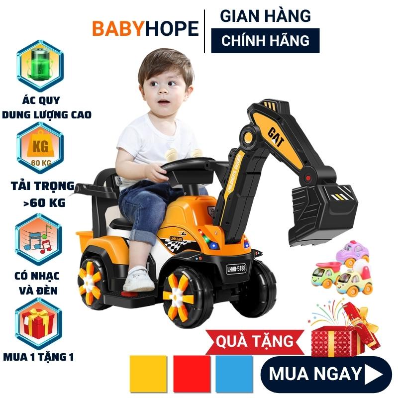 Xe cẩu điện cho bé loại lớn,xe cần cẩu điện cho bé trai phù hợp cho bé 1 7 tuổi